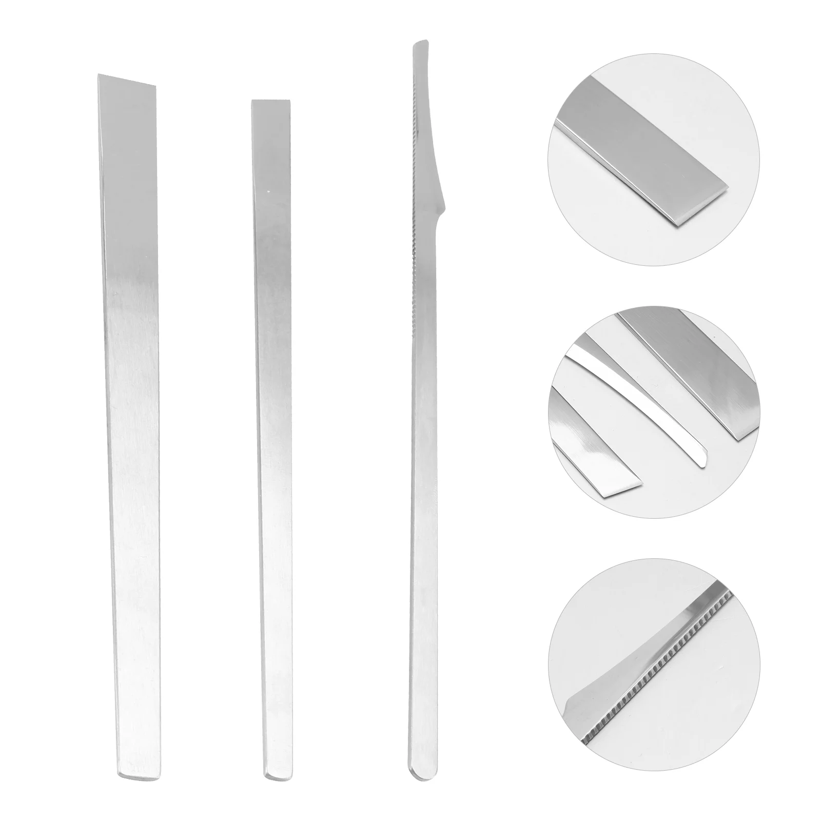 

3PCS Stainless Steel Durable Portable Practical Nail Care Tools Pedicure Tool for Pedicure