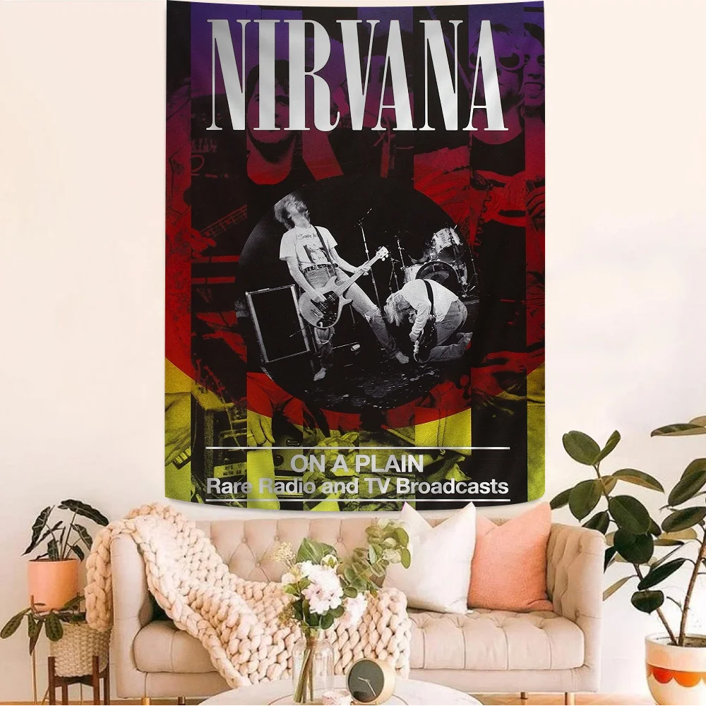 N-Nirvana Tapestry Art Printing Science Fiction Room Home Decor Wall