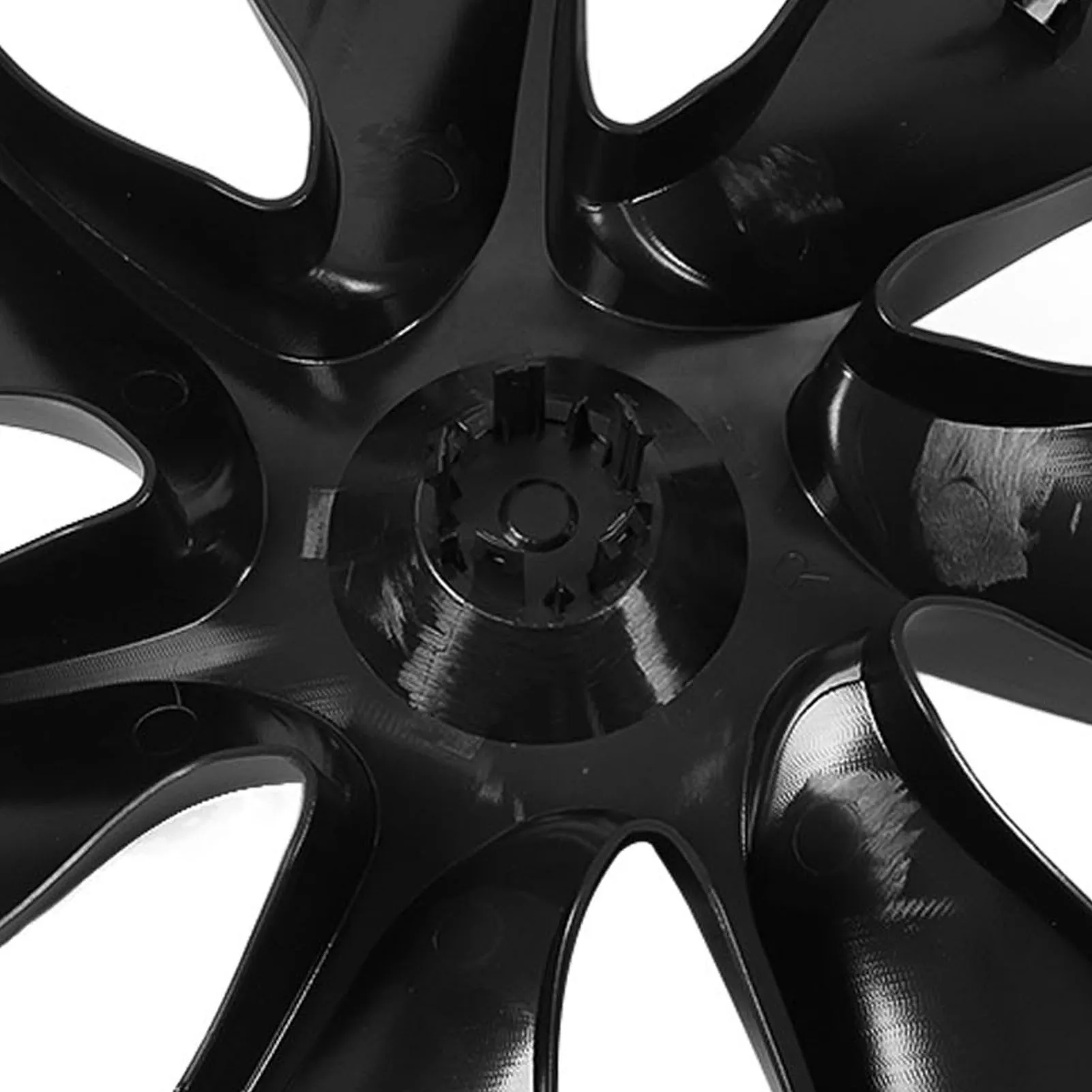 4 шт. 19-дюймовая крышка ступицы колеса матовая черная полностью обернутая