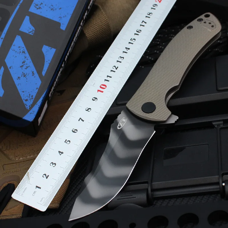 

ZT0920 Outdoor Folding Portable Titanium Alloy Pocket Tactical Camping Wilderness Survival Knife