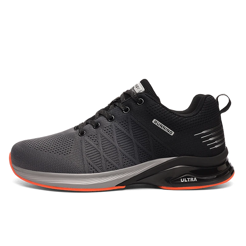 2022 Mens Popular Casual Fashion Sport Shoes Black Air Mesh Summer Mesh Sneakers Autumn Black Footwear Jogging Running Shoes