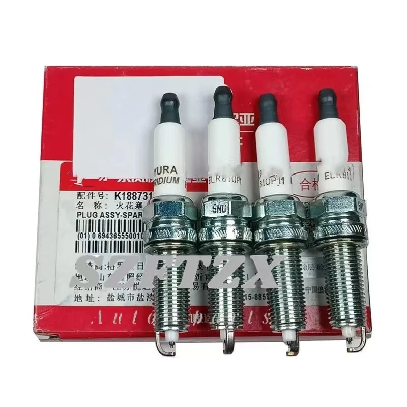 Подлинный новый 1887311080 18873-11080 Свеча зажигания 4 шт. для HYUNDAI VENUE Elantra KIA Cerato