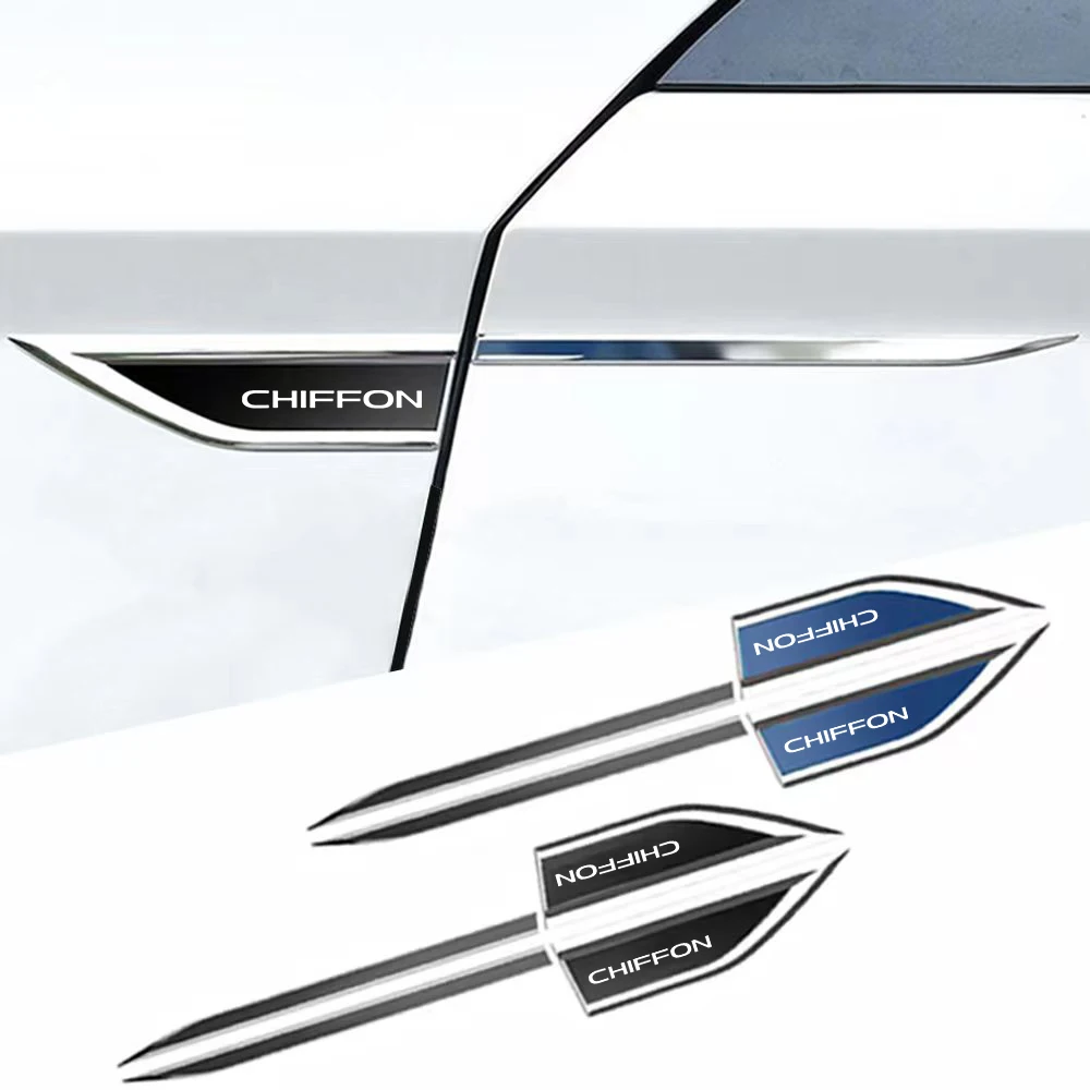 

2pcs Metal Car Stickers Modified Body Fender Emblem Badge Decals Trim Car Styling for Subaru Chiffon 3D sticker Auto Accessories