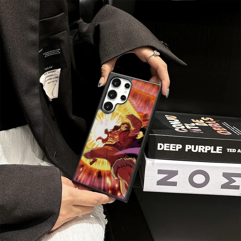 Чехол для телефона с 3D Change O-One Pieces Luffy Samsung Galaxy S22 S23 S24 Ultra Plus S24Ultra S23Ultra Cool Japan Anime Cover