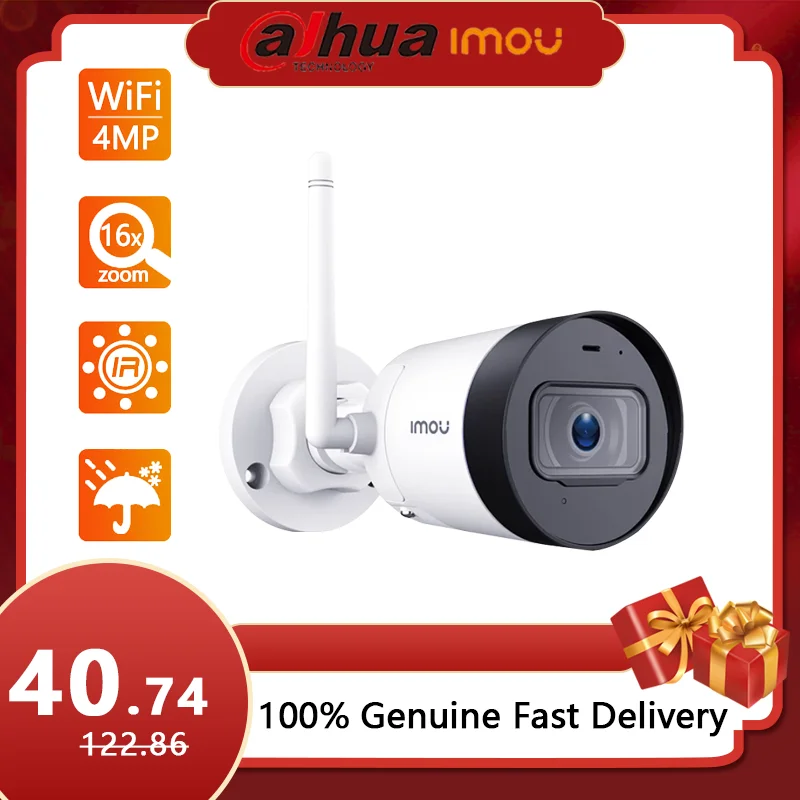 

Dahua Imou Bullet Lite 4MP Waterproof Wifi Camera Built-in Microphone Night Vision Video Camera Baby Monitor with Camera