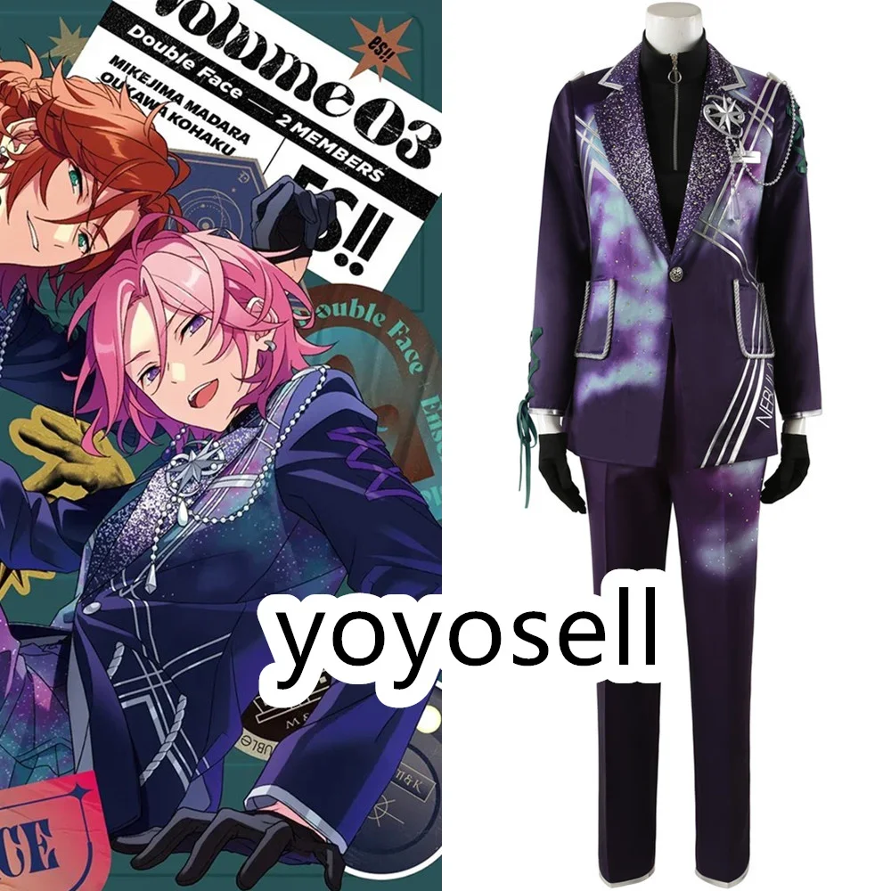 Ансамбль Stars Double Face trip Kohaku Oukawa Madara Mikejima Униформа Косплей Костюм на Хэллоуин