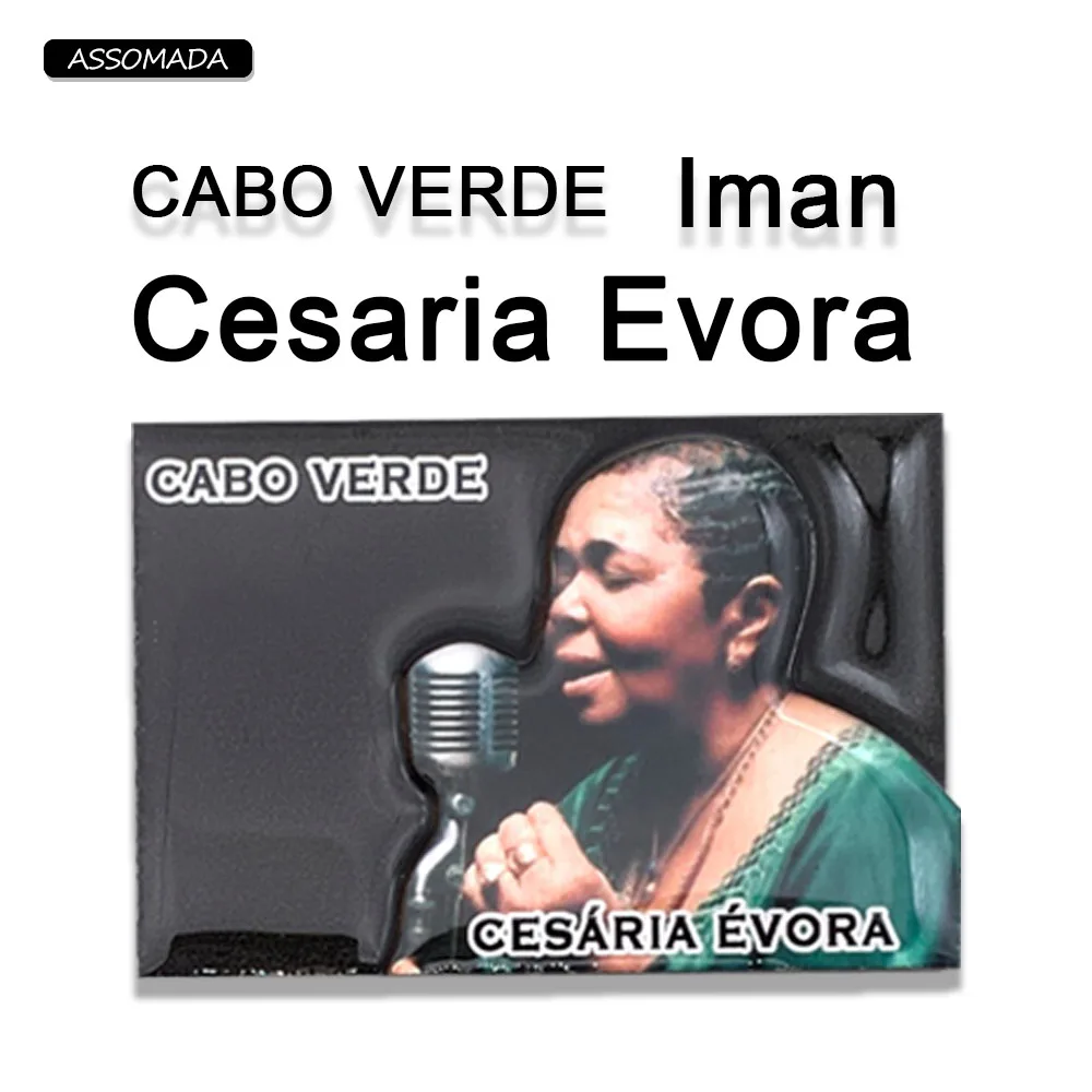 Фото Cabo Verde Iman Cesaria Evora Магниты на холодильник Amilcar Cabral Магнитная наклейка на холодильник Code Di Dona Cape Verde Украшение №3
