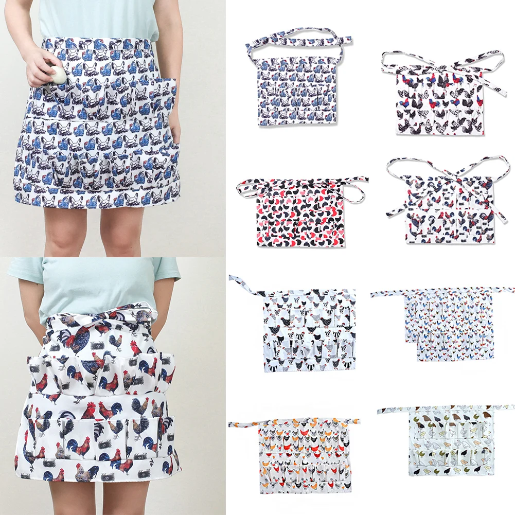 

Egg Collection Apron Duck Goose Eggs Shatterproof Skirt Picking Gathering Holding Aprons Multi-pocket Skirts Kitchen Supplies