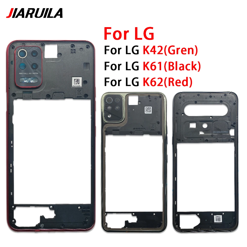 Новинка для LG K42 K52 K62 K61 средняя рамка Корпус панель задний корпус деталь замены