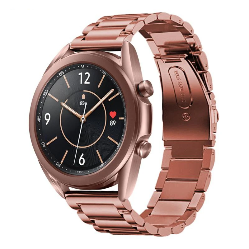 original Stainless Steel Strap for Samsung Galaxy Watch 3 41mm Classic Metal Strap Bracelet for Galaxy Watch3 Wrist Watchbands