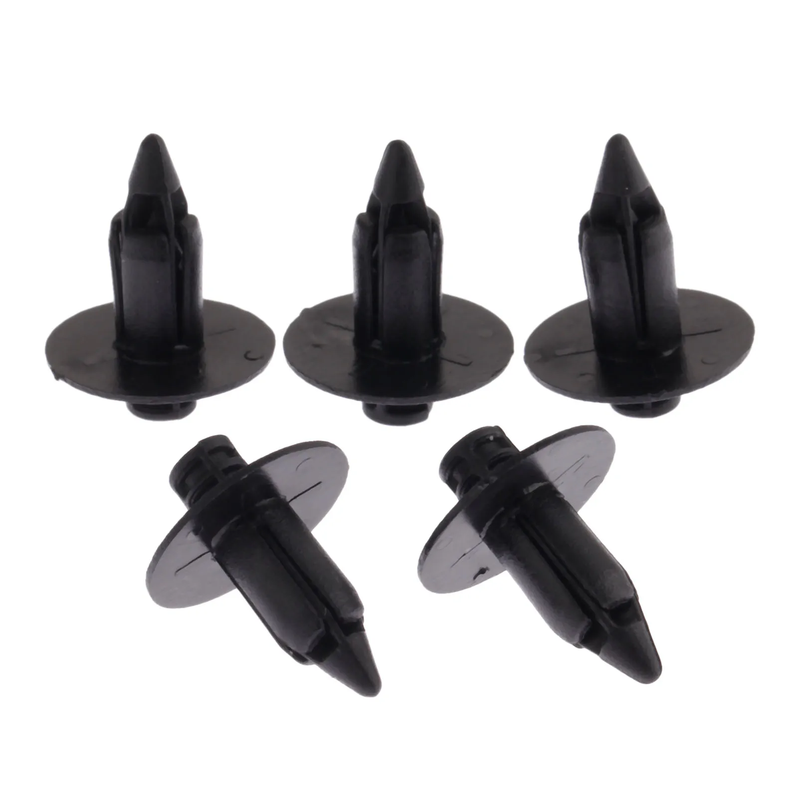 

100Pcs Plastic Motorcycle Bike Fairing Trim Panel Fastener Clips Rivets Clips for Honda Yamaha Roadster Universal Black Screws