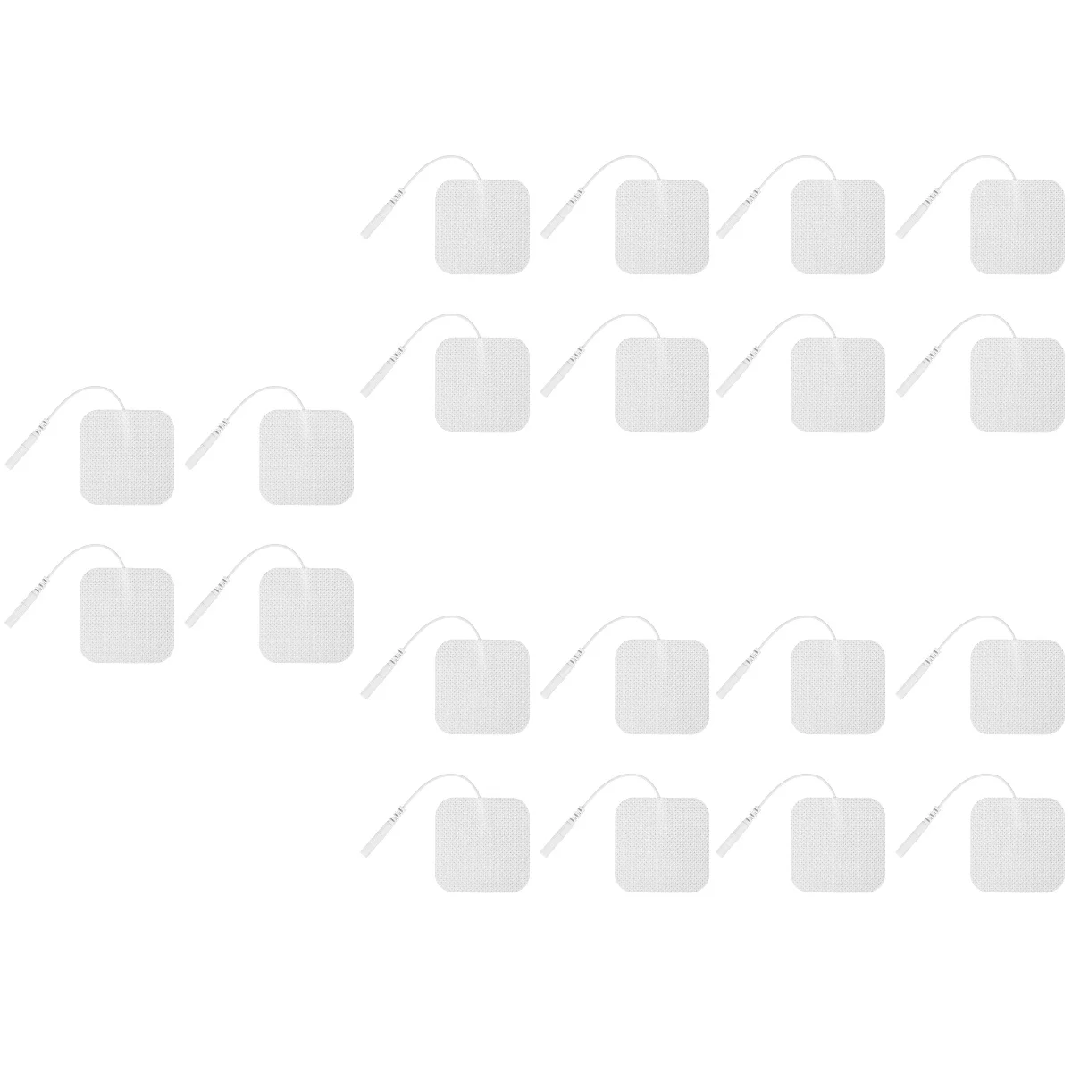 

200 Pcs Simple Muscle Electrode Pads Stimulator Electrode Pads Electrode Pads for Muscle Stimulator Electrotherapy