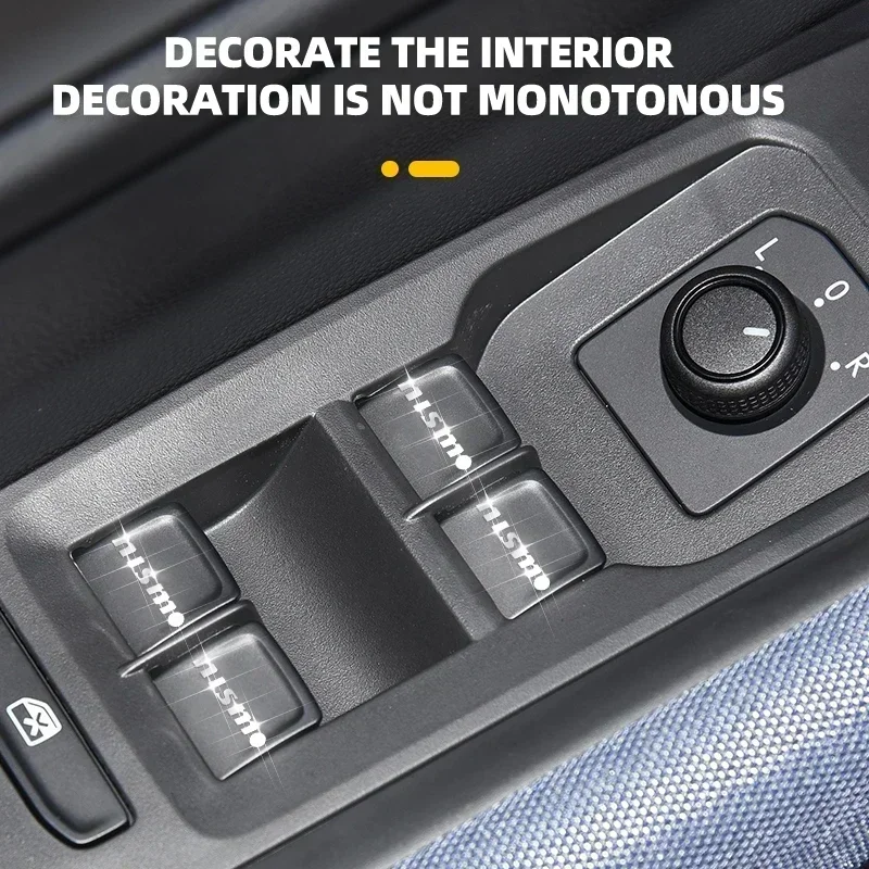 2/5/10 шт. 3D металлическая наклейка с эмблемой автомобиля декоративная внутренняя