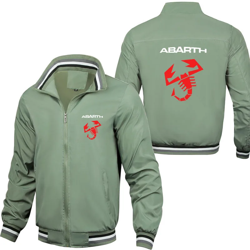 Куртка мужская демисезонная на молнии уличная верхняя одежда с принтом логотипа