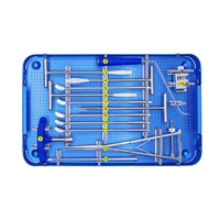 ce iso orthopedic medical surgical instruments orthopedic tlif peek cage instrument set