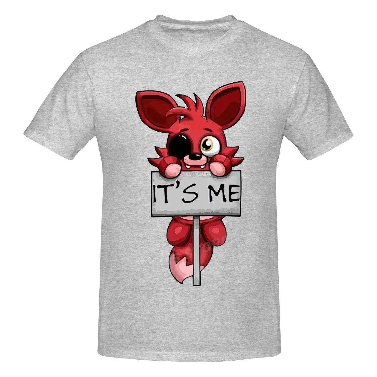 

Kawaii FNAF Plush Foxy T shirt Harajuku Clothing Short Sleeve Cotton Streetwear Graphic Tshirt Tees