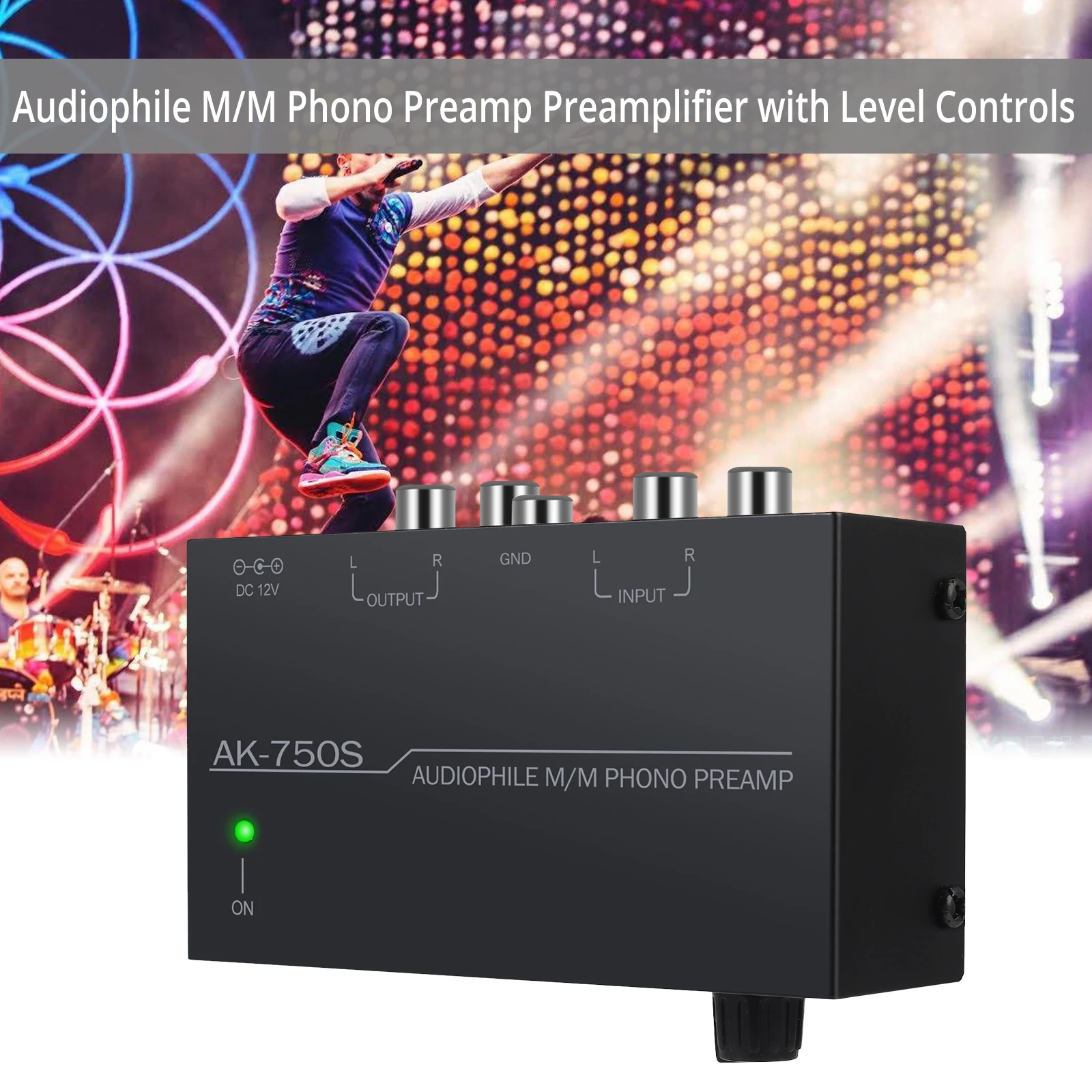 Продажа Предварительный усилитель PROZOR Phono аудиоусилитель M/M преусилитель Phono 2 RCA входной выходной порт с регулятором громкости адаптер питания ЕС