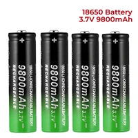 new 18650 3 7v 9800mah rechargeable battery for flashlight torch headlamp li ion rechargeable battery drop shipping