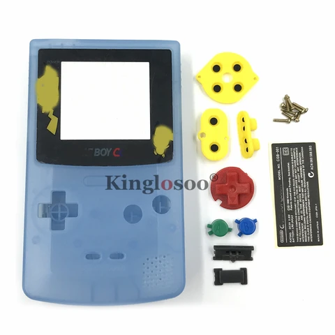 Полный сменный комплект для Game Boy Цветной чехол для корпуса консоли GBC Светится в темноте