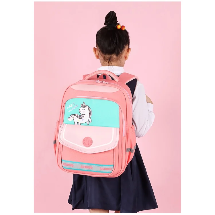 Primary School Students Cartoon Unicorn Dinosaur Backpacks for Girls Boys New Children Lovely Fashion High-capacity Schoolbags