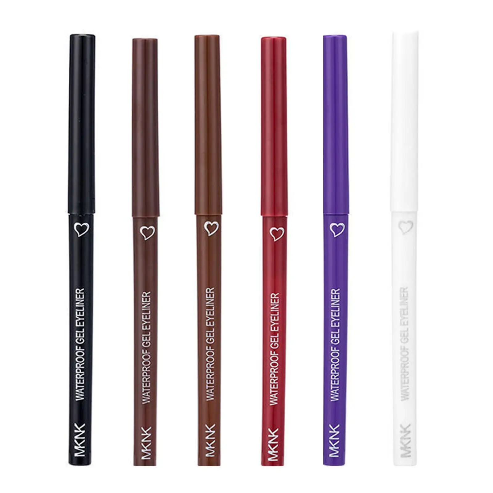 

Waterproof Eyeliner Gel Pencil Red Brown Lying Silkworm Pen Soft Easy Wear High Pigment Matte Eyeliner Lasting Shiny Eyes Makeup