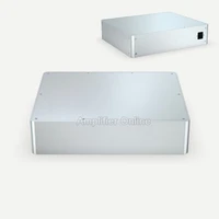1pcs size 38089320mm full aluminum chassis amp enclosure case power amplifier box preamplifier psu box rounded corners ap269