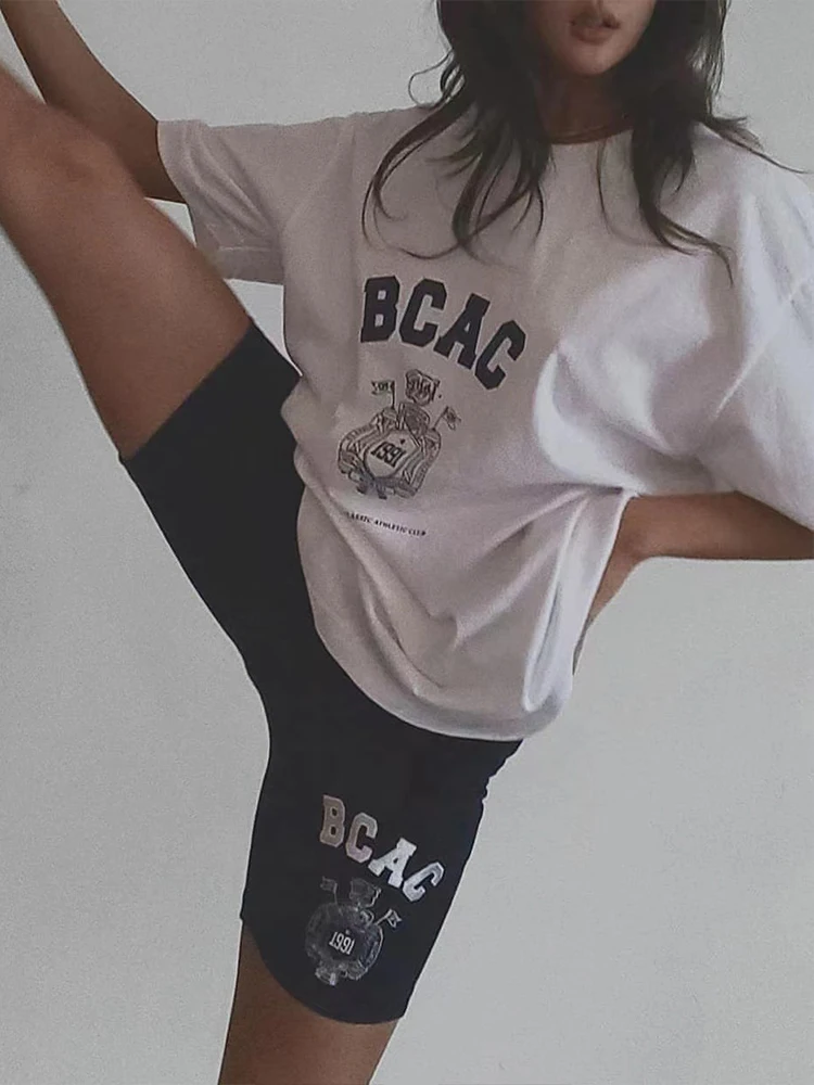 

Мужская и женская футболка с коротким рукавом и надписью badкровь, корейская мода, свободная хлопковая летняя футболка, топ, 2022