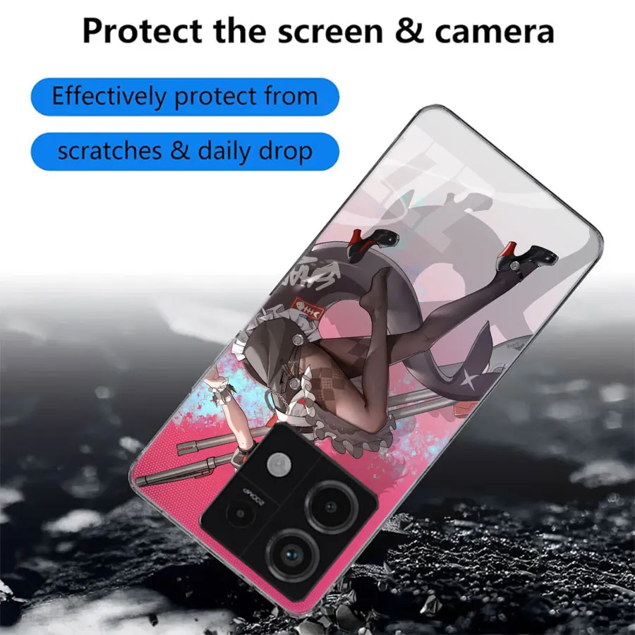 Фото Прозрачный чехол для телефона Zenless Zone Zero Ellen Joe для Redmi Note 14+ Pro Plus 11 11S 11T 11E 10 Pro 10S 5G 9 9S 8 8T 7 Coque Capa Har №3