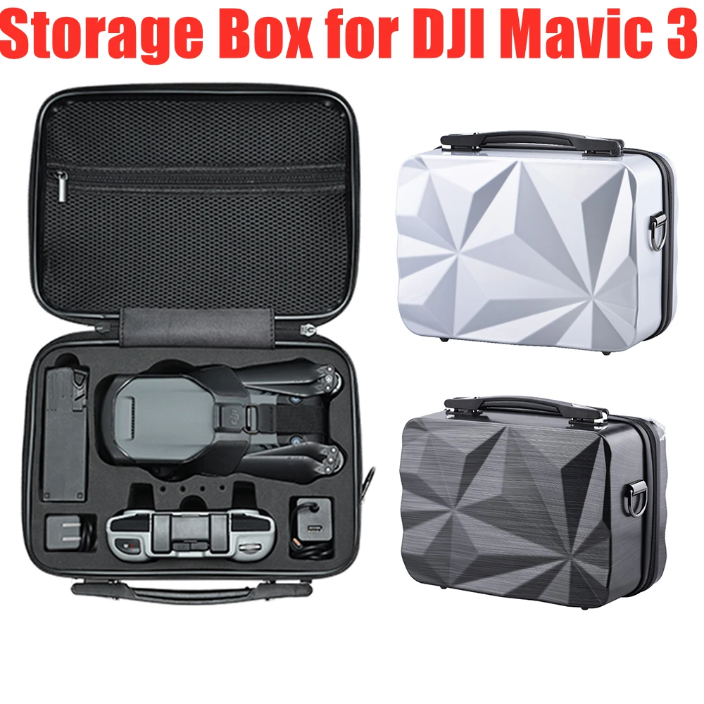 

Waterproof Hardshell Storage Box for DJI Mavic 3 Portable Shoulder Bag Handbag Carrying Case for Mavic 3 Drone Accessories