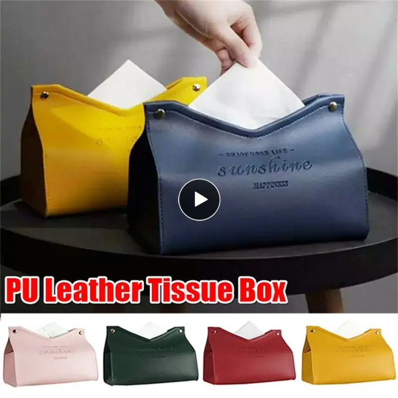 

Household Living Room Decoration Easy To Care Tissue Box High Quality Tissue Box Holder Wear-resistant And Dirt-resistant