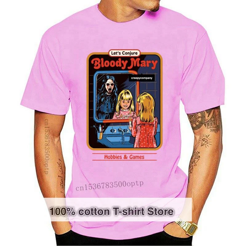 

New Lets Conjure Ringer T-shirts Men Cotton Short Sleeve Tops tee shirt