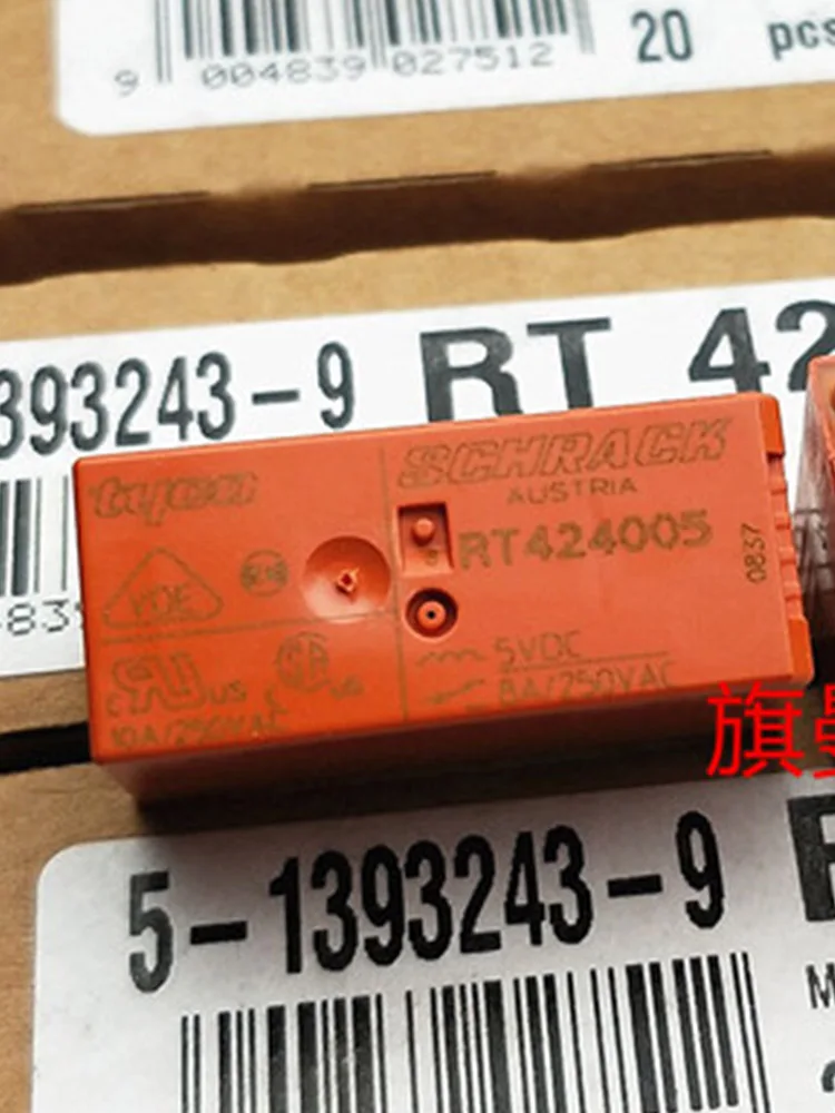 Реле RT424005 8A 5 В, 5 шт.