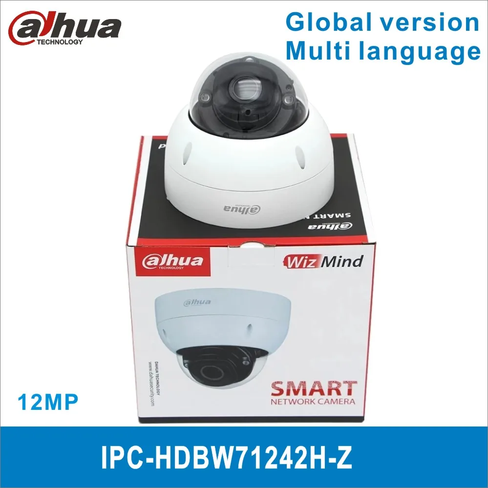 Dahua 12 МП телефон 2 7 мм-12 мм моторизованный вариообъектив IR 40M POE ANPR WizMind сетевая