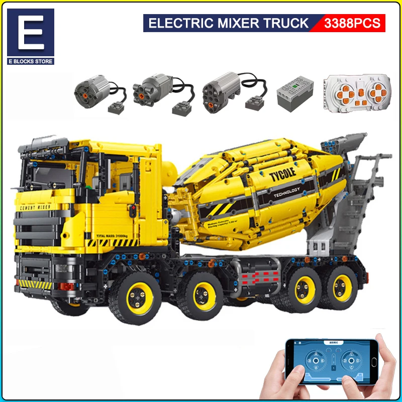 Technical Car Blender APP Remote Control Moter Power MOC Bri