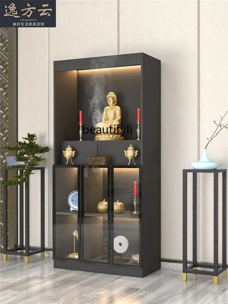 15CXH домашний современный стиль двойная дверь шкаф для одежды Будды алтарь стол