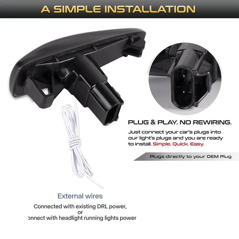 Для Mitsubishi Lancer Evo X Mirage Outlander боковые габаритные огни Янтарные последовательные