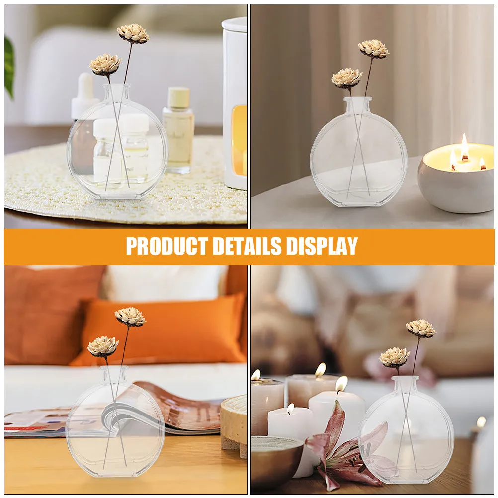 Фото Набор из 1-го стеклянного флакона для ароматерапии, большой емкости, многоразового использования, для эфирных масел и парфюмерии, для домашнего декора и ароматизации №2