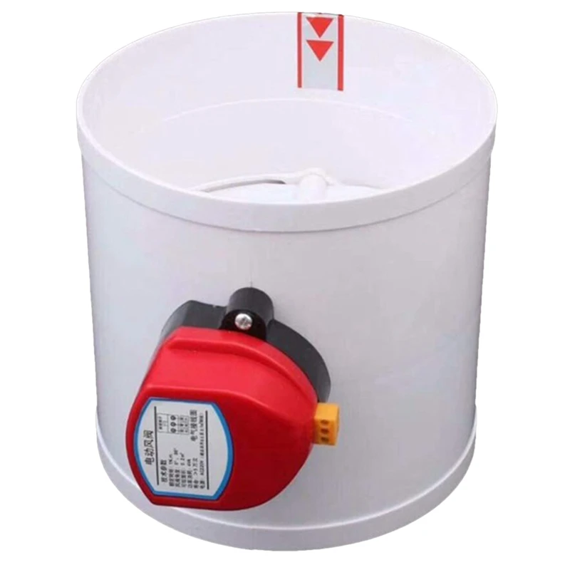 

160Mm Air Damper Valve Electric Motorized Check Valve For 6 Inch Ventilation Solenoid Valve With Actuator 220V