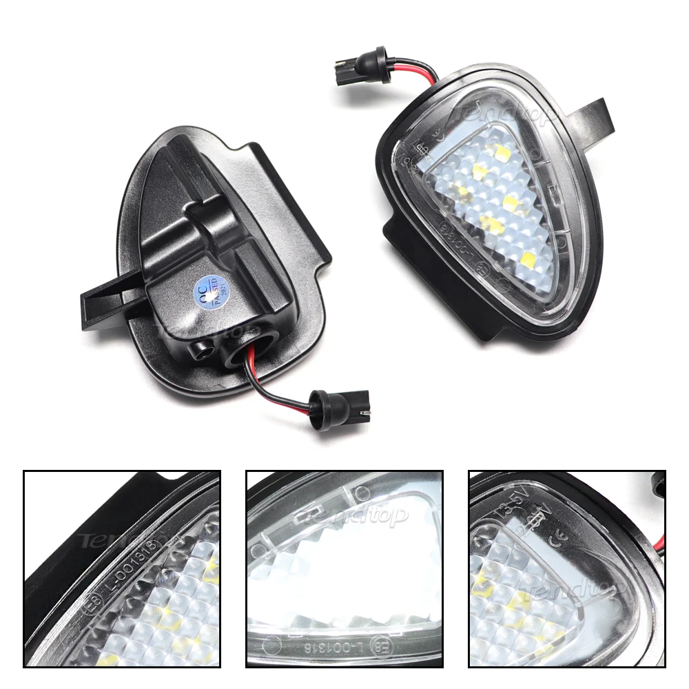 Error Free LED Side Rearview Mirror Floor Ground Lamp Puddle Welcome Light For VW Passat B7 Golf6 GTI Cabriolet Touran 2010-2019
