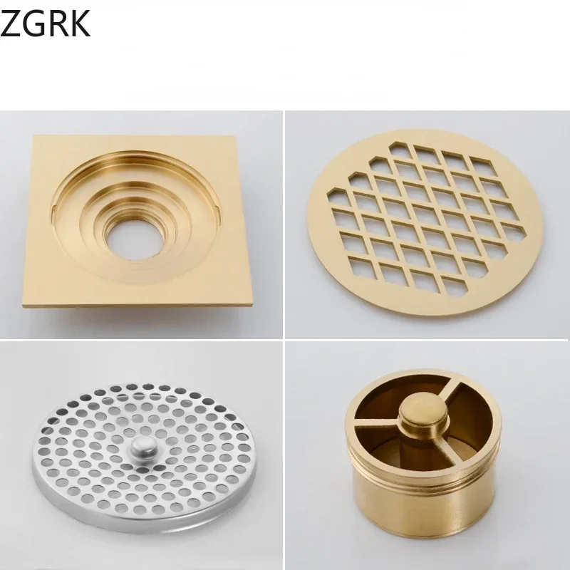 Антикварный слив для пола с защитой от запаха 15*15 см сливная крышка ванной