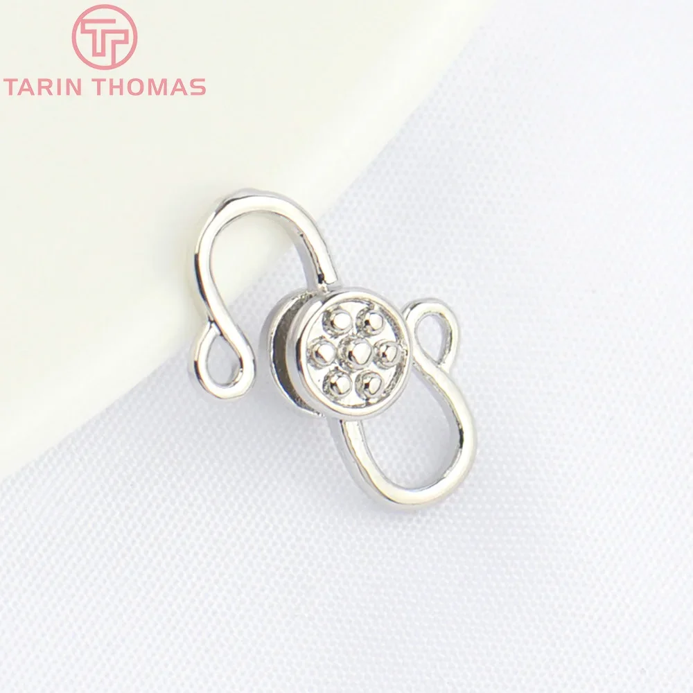 (4915)10 шт. 9 5x14 мм 24-каратного позолоченного латунного разъема для браслета высокое