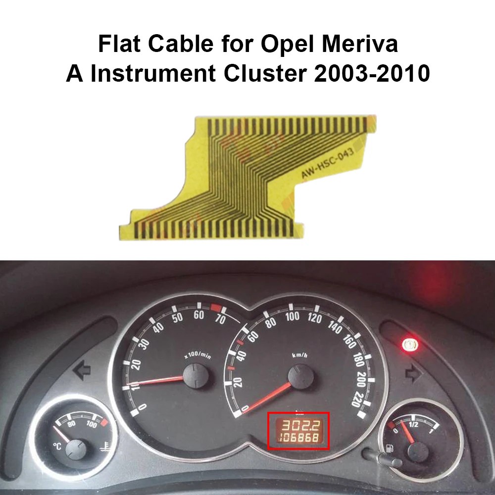 Фото Новая лента с плоским кабелем для Opel Combo Corsa Meriva Tigra Holden Chevrolet, набор инструментов №2