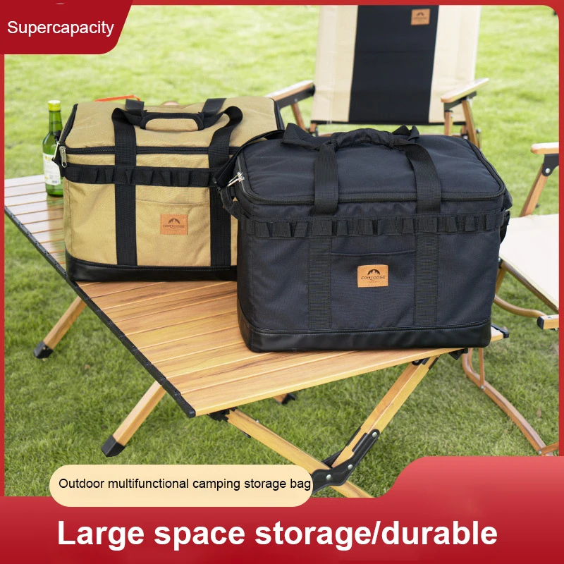 

Duffel Bag High-capacity Cookware Utensils Kit Bag Tableware Bag Waterproof Kitchen Storage Outdoors Camping Bag Large Storage