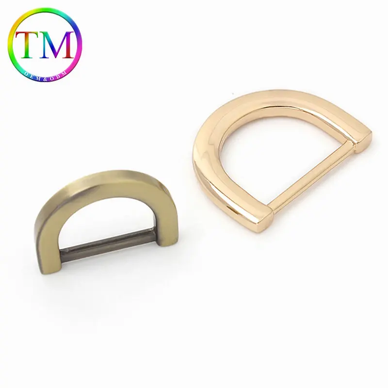 10-50Pcs Metal Irregular D Ring Buckle Die-Casting D Eye Buckle Clasp For Diy Leather Handbag Hardware Accessories