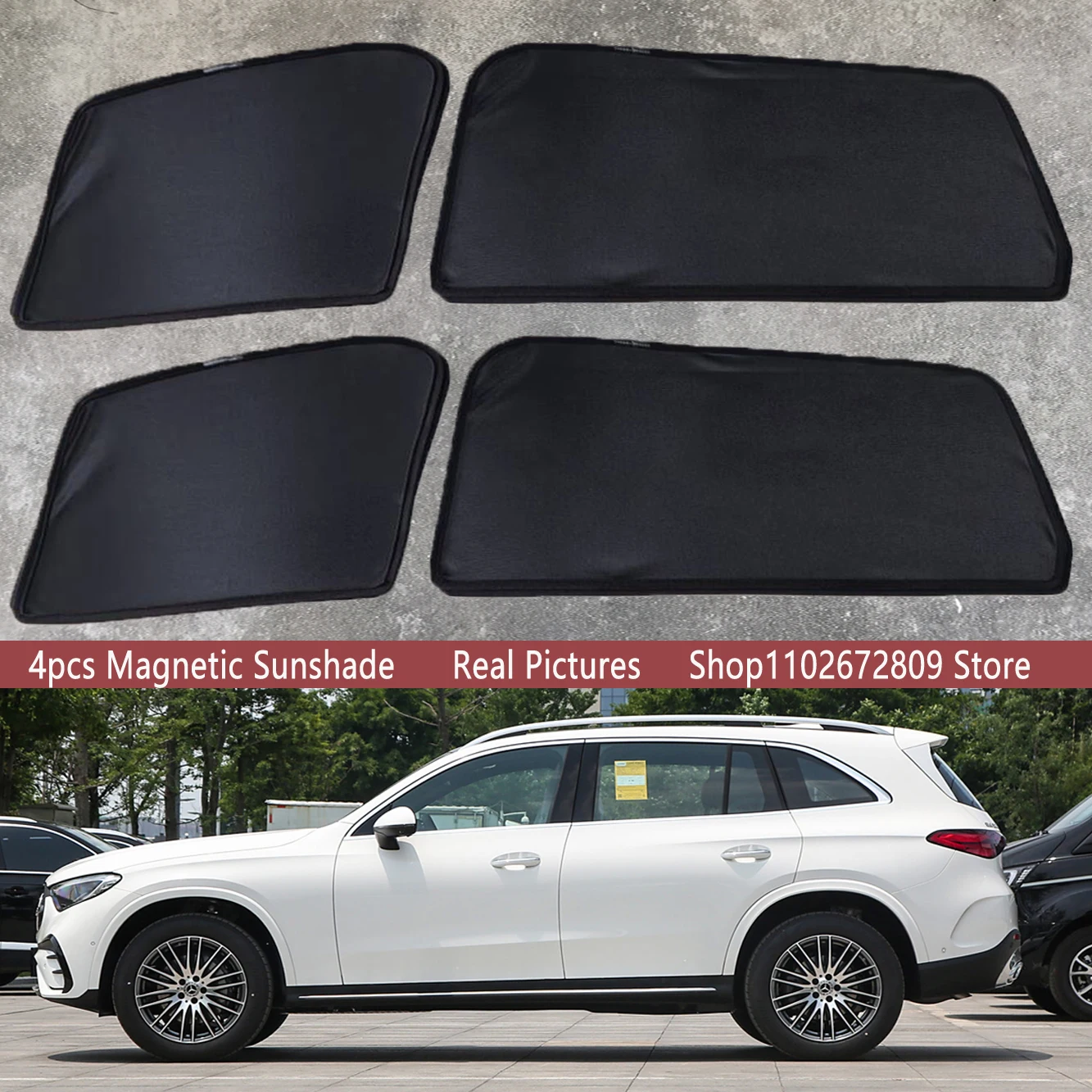 Магнитный автомобильный солнцезащитный козырек занавеска на лобовое стекло для