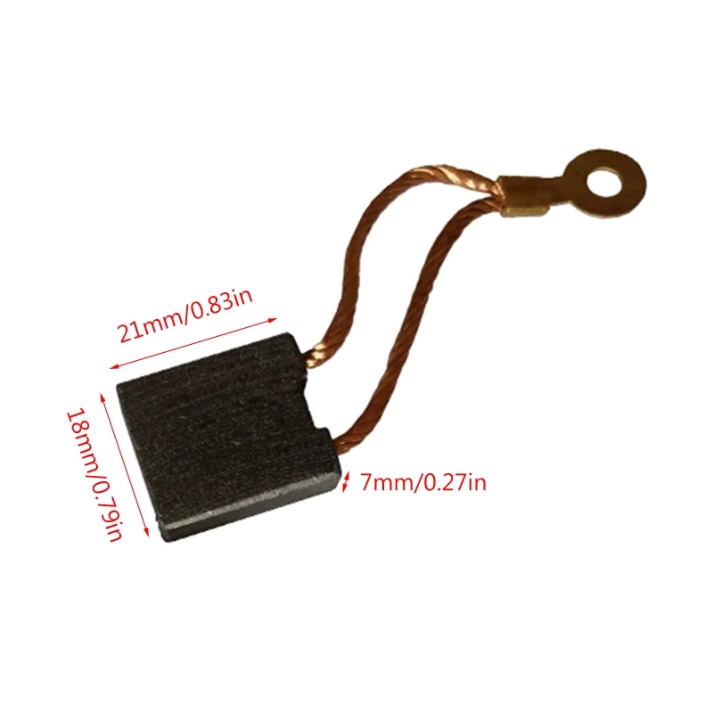 2 шт. угловая шлифовальная машина угольные щетки для резки пила электрический