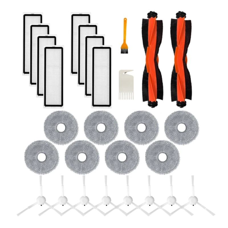 

Roller Main Side Brush Hepa Filter Mop Pad Sweeping Robot Accessories As Shown For Xiaomi Mijia 3S B108CN Robot Vacuum Cleaner