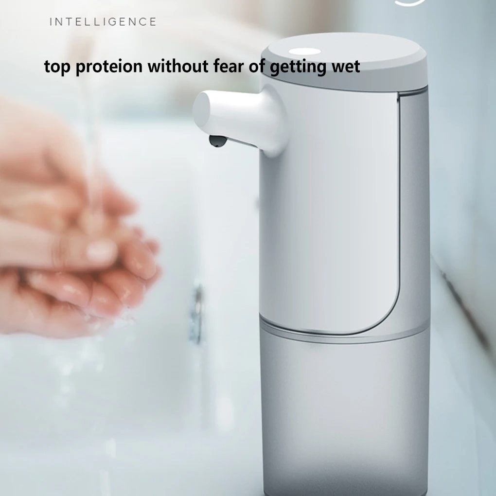 

Automatic Foam Dispenser Rechargeable Touchless 450ml Infrared Induction Hand Machine Waterproof Foaming Countertop