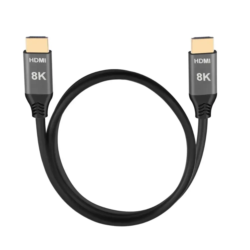 HDMI-совместимый кабель 2.1 Ultra-HD UHD 8K 60 Гц 4K 120 Кабель 48 Гбит/с со шнуром аудио и Ethernet