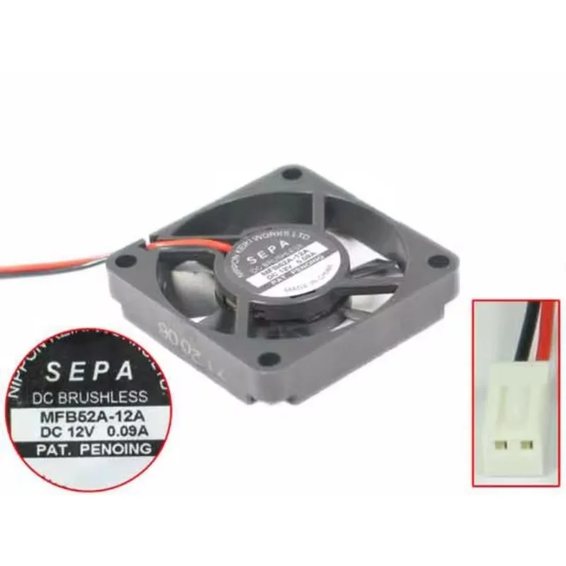 SEPA MFB52A-12A DC 12 В 0,09 А 50x50x10 мм 2-проводной серверный квадратный вентилятор (art.: 3920cbefee4de) - 3920cbefee4de